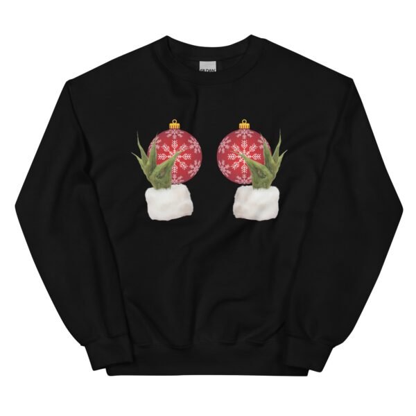 Grinch Pinch Baubles Funny Christmas Jumper - Image 5
