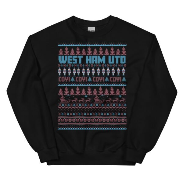 West Ham Christmas Jumper Fun Hammers Christmas Top - Image 6