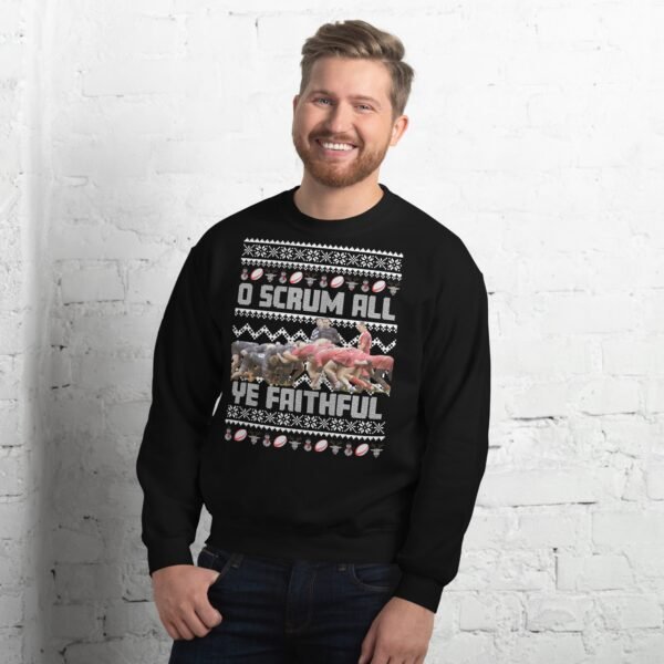 Rugby Christmas Jumper O Scrum All Ye Faithful - Image 2