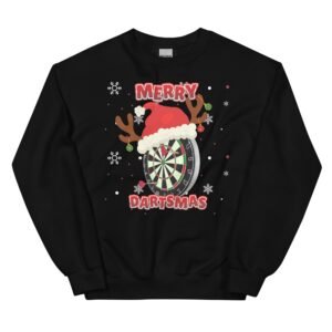 Merry Dartsmas Christmas Jumper Darts Sweatshirt