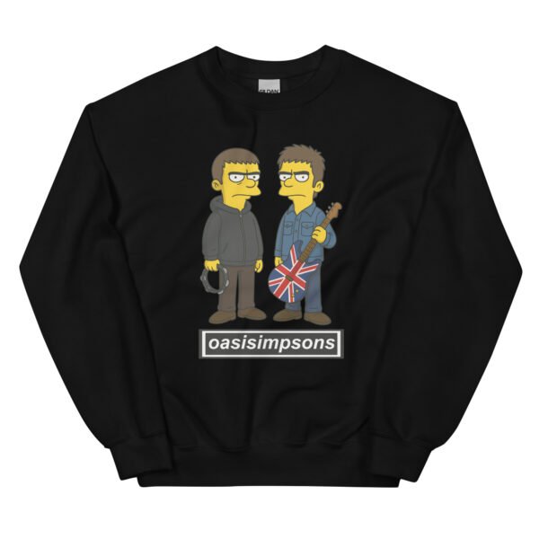 Oasis Simpsons Sweatshirt – Oasisimpsons Funny Jumper - Image 4