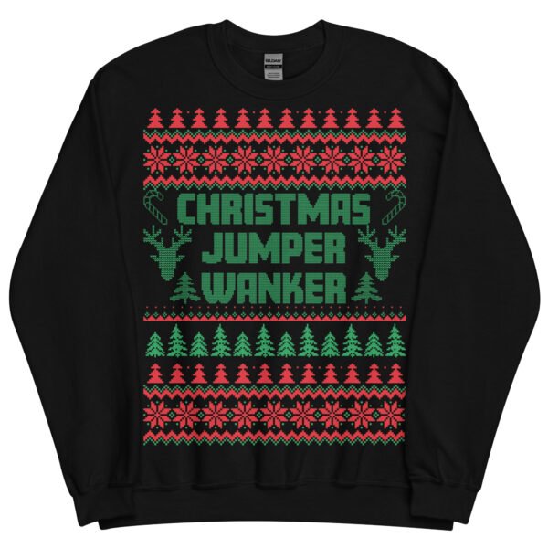 Christmas Jumper Wanker Funny Rude Christmas Jumpers - Image 4