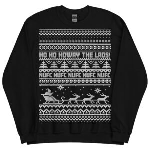 Newcastle United Christmas Jumper Ho Ho Howay The Lads!