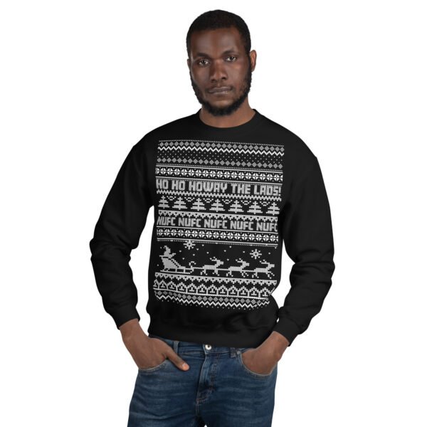 Newcastle United Christmas Jumper Ho Ho Howay The Lads! - Image 3