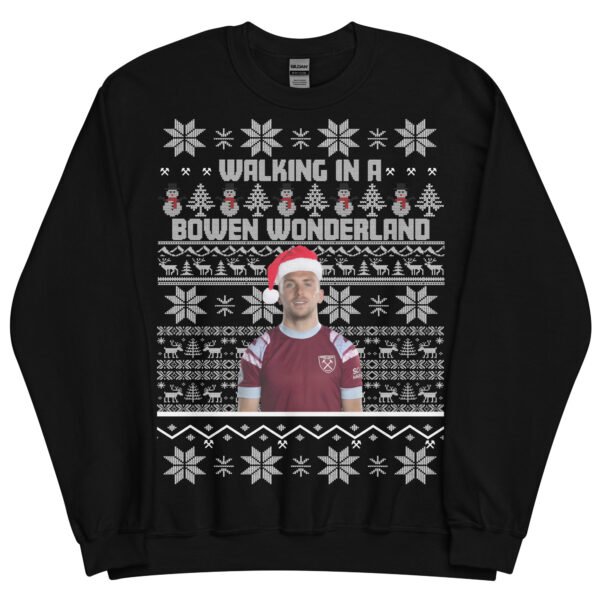 Jarrod Bowen Christmas Jumper Walking In A Bowen Wonderland - Image 3