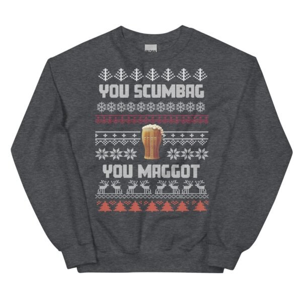 You Scumbag You Maggot Christmas Jumper Funny Pogues - Image 5