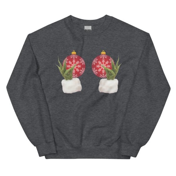 Grinch Pinch Baubles Funny Christmas Jumper - Image 9