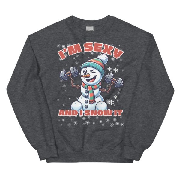 I’m Sexy And I Snow It Funny Christmas Jumper - Image 8