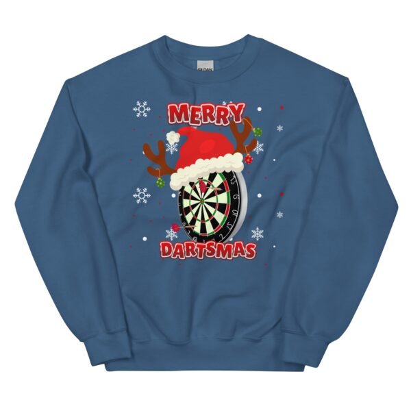 Merry Dartsmas Christmas Jumper Darts Sweatshirt - Image 9