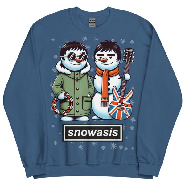 Snowasis Oasis Christmas Jumper Liam & Noel Gallagher Snowmen - Image 10