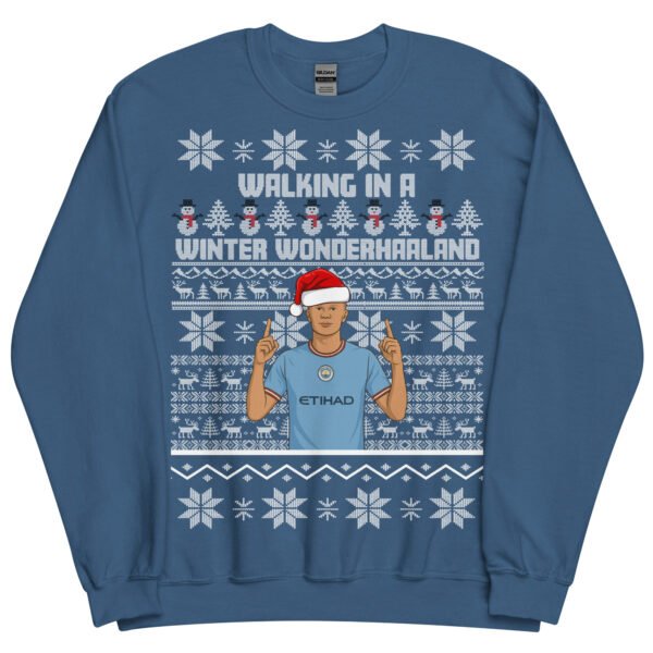 Erling Haaland Christmas Jumper Walking in a Winter Wonderhaaland - Image 10
