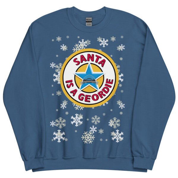 Santa Is A Geordie Christmas Jumper - Image 10