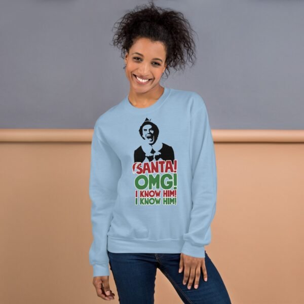 Buddy The Elf Christmas Jumper Santa OMG I Know Him - Image 2