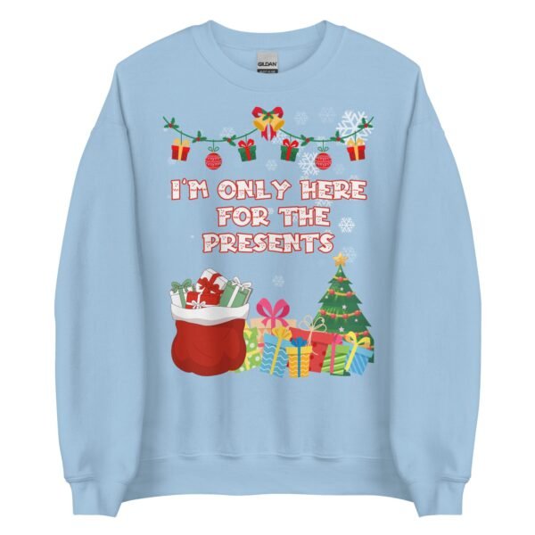 I’m Only Here For The Presents Jumper Christmas Jumper For Men - Image 8