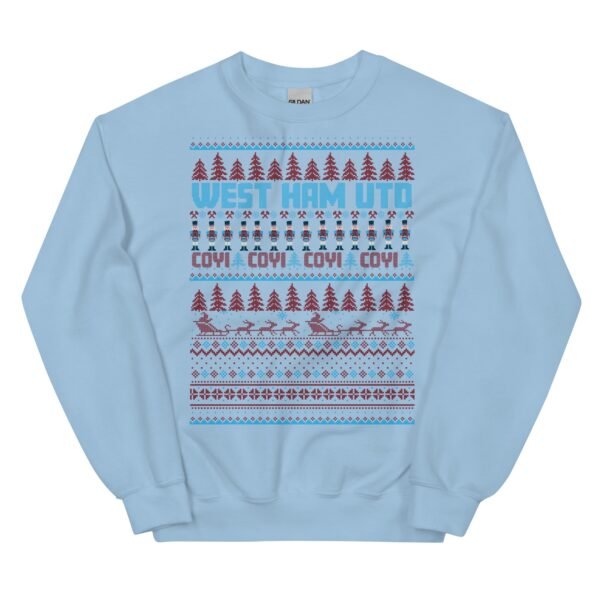 West Ham Christmas Jumper Fun Hammers Christmas Top - Image 9