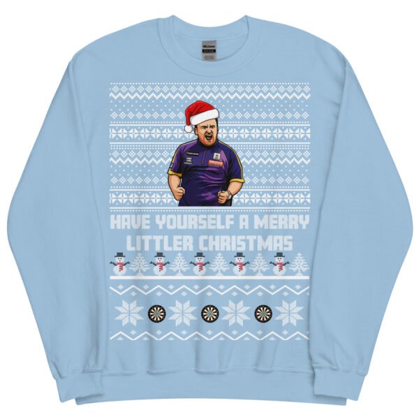 Luke Littler Christmas Jumper – Funny Luke “The Nuke” Darts Xmas Jumper - Image 9
