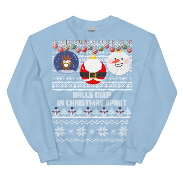 Balls Deep In Christmas Spirit Christmas Jumper - Image 9