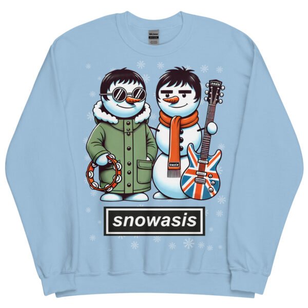 Snowasis Oasis Christmas Jumper Liam & Noel Gallagher Snowmen - Image 11