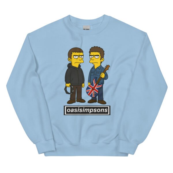 Oasis Simpsons Sweatshirt – Oasisimpsons Funny Jumper - Image 11