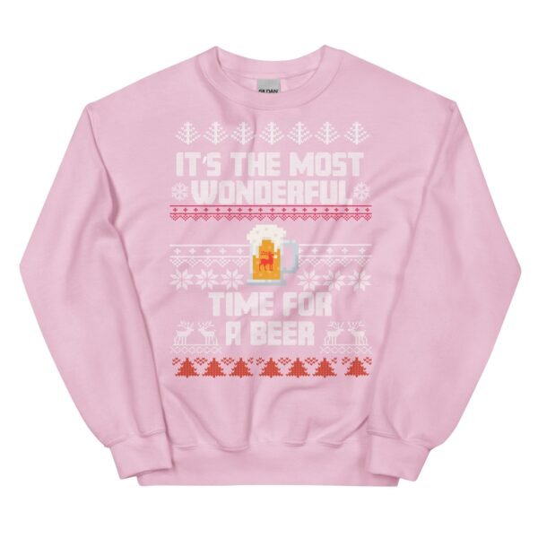 The Most Wonderful Time For A Beer Christmas Jumper Sweatshirt - Image 8