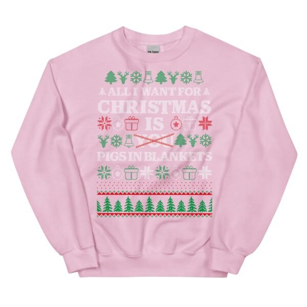 All I Want For Christmas Is Pigs In Blankets Christmas Jumper - Image 11