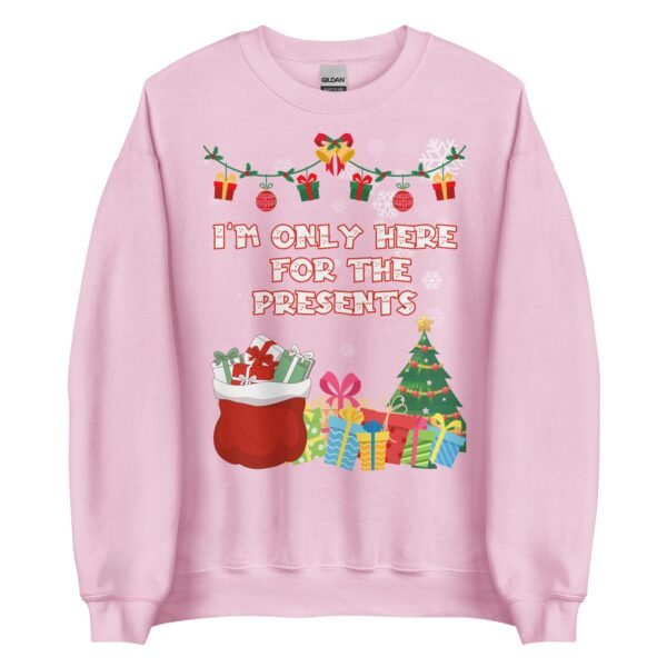 I’m Only Here For The Presents Jumper Christmas Jumper For Men - Image 10