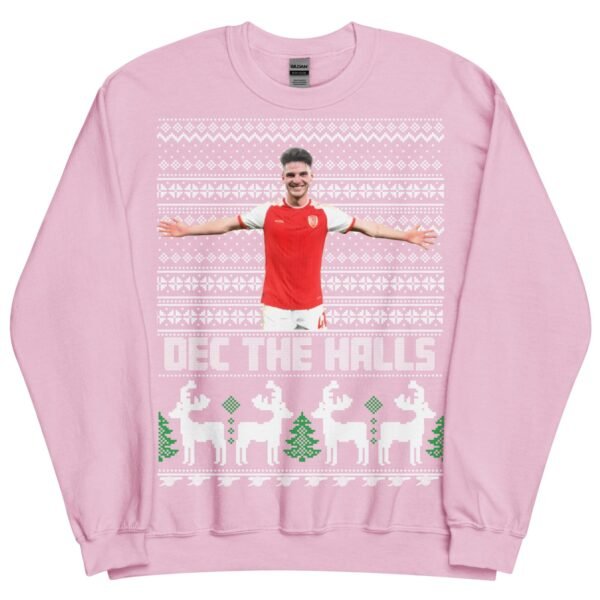 Declan Rice Christmas Jumper Dec The Halls Arsenal - Image 11
