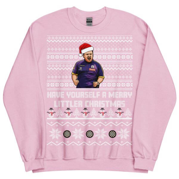 Luke Littler Christmas Jumper – Funny Luke “The Nuke” Darts Xmas Jumper - Image 11