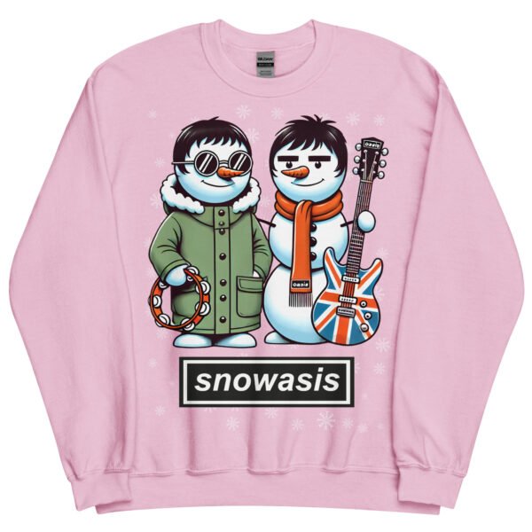 Snowasis Oasis Christmas Jumper Liam & Noel Gallagher Snowmen - Image 13