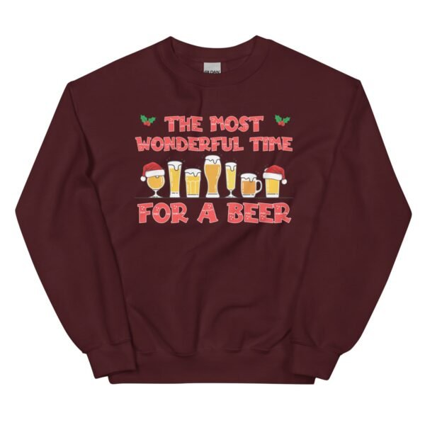 The Most Wonderful Time For A Beer Christmas Jumper - Image 4