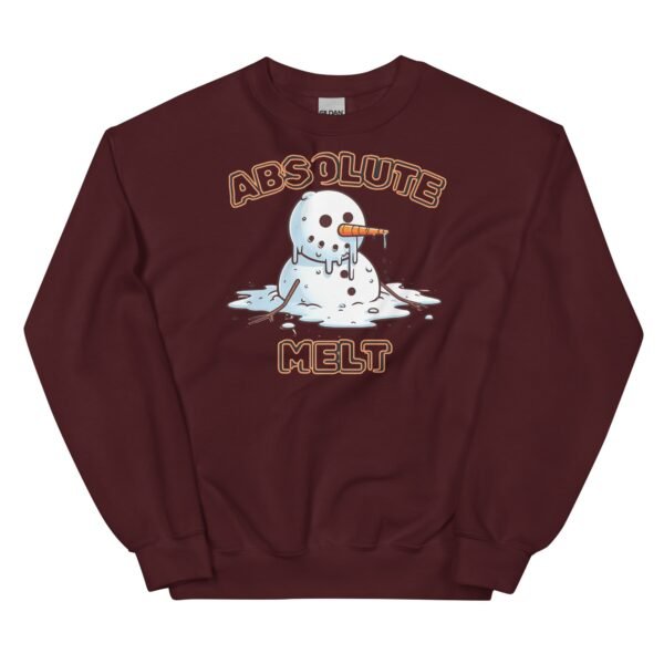 Absolute Melt Christmas Jumper Sweatshirt Funny Snowman - Image 4