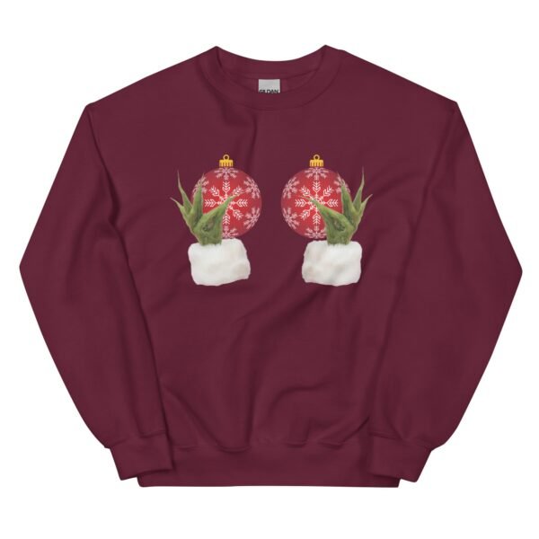 Grinch Pinch Baubles Funny Christmas Jumper - Image 7
