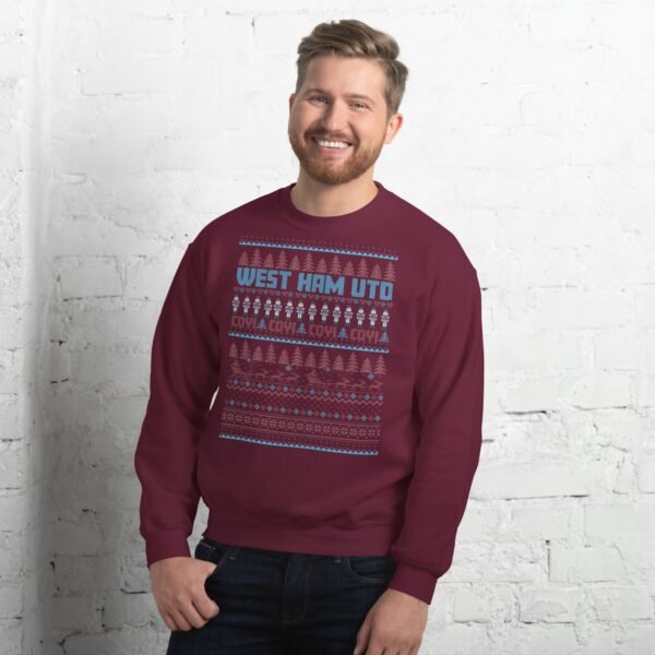 West Ham Christmas Jumper Fun Hammers Christmas Top - Image 2
