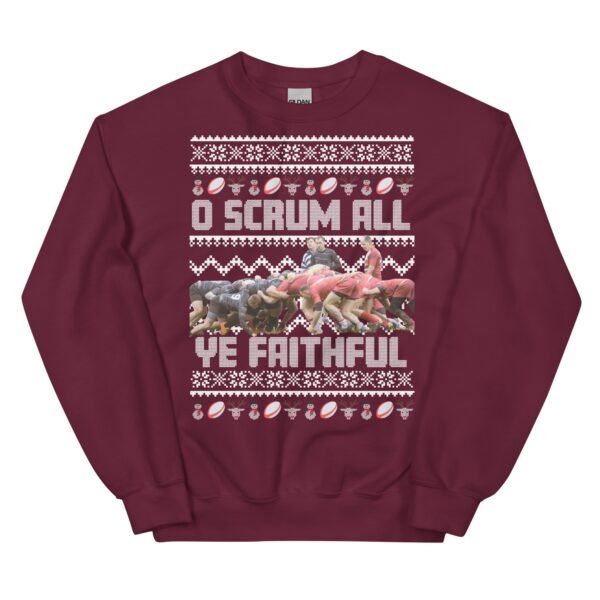 Rugby Christmas Jumper O Scrum All Ye Faithful - Image 6