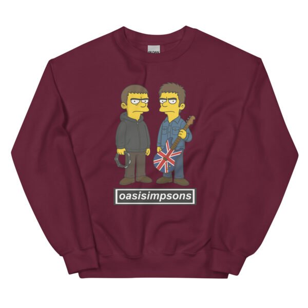 Oasis Simpsons Sweatshirt – Oasisimpsons Funny Jumper - Image 6