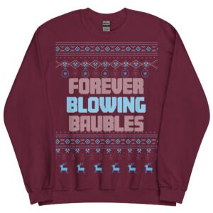 Forever Blowing Baubles West Ham Christmas Jumper Sweatshirt