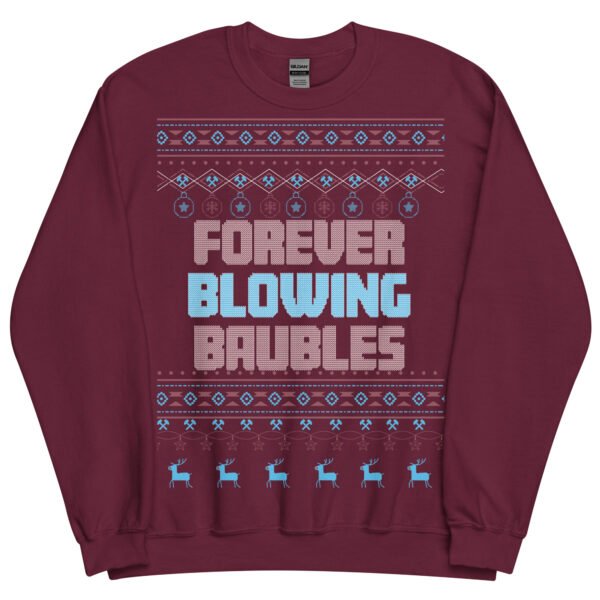 Forever Blowing Baubles West Ham Christmas Jumper Sweatshirt