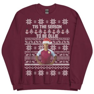 Ollie Watkins Christmas Jumper Tis The Season To Be Ollie