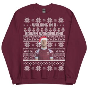 Jarrod Bowen Christmas Jumper Walking In A Bowen Wonderland