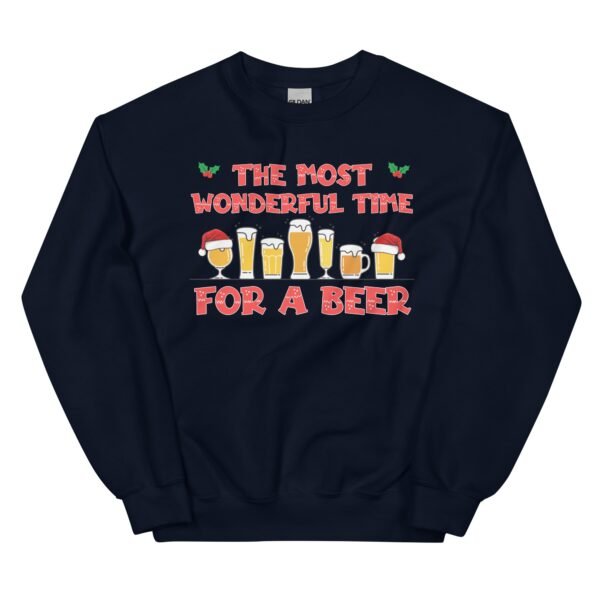 The Most Wonderful Time For A Beer Christmas Jumper - Image 3