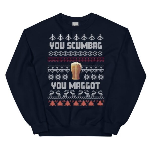 You Scumbag You Maggot Christmas Jumper Funny Pogues - Image 2