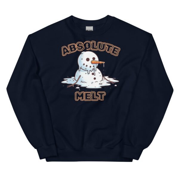 Absolute Melt Christmas Jumper Sweatshirt Funny Snowman - Image 3