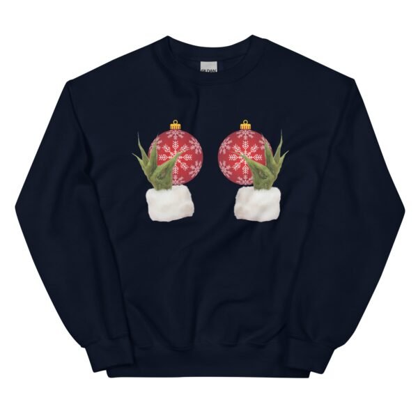 Grinch Pinch Baubles Funny Christmas Jumper - Image 6