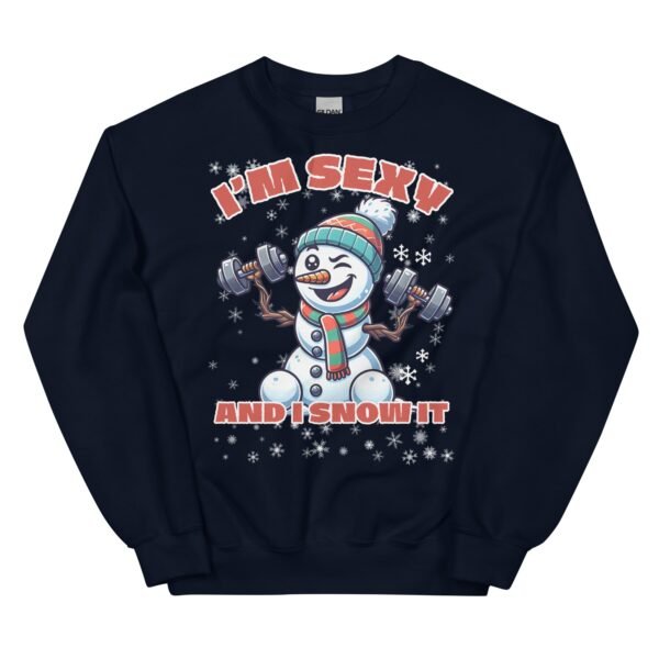 I’m Sexy And I Snow It Funny Christmas Jumper - Image 5