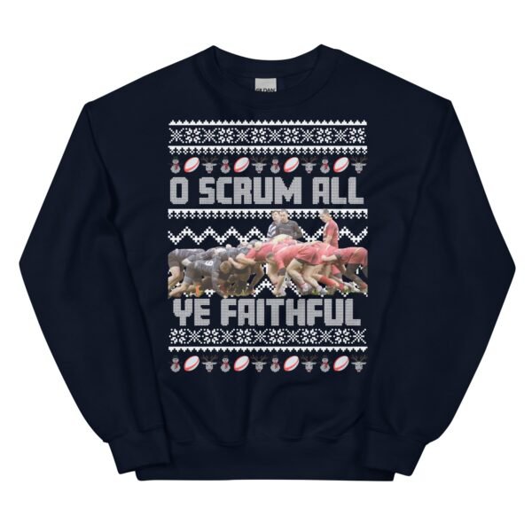 Rugby Christmas Jumper O Scrum All Ye Faithful - Image 5
