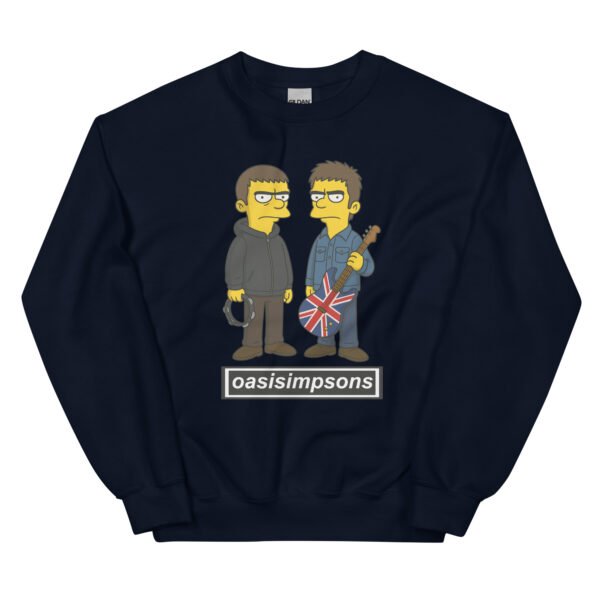 Oasis Simpsons Sweatshirt – Oasisimpsons Funny Jumper - Image 5
