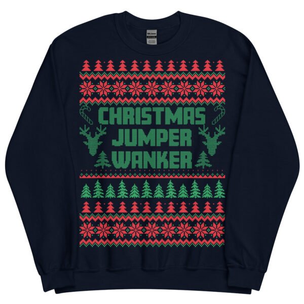 Christmas Jumper Wanker Funny Rude Christmas Jumpers - Image 5