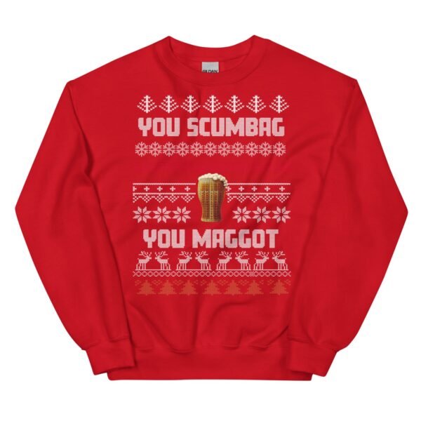 You Scumbag You Maggot Christmas Jumper Funny Pogues - Image 4