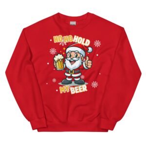 Ho Ho Hold My Beer Santa Christmas Jumper Sweatshirt