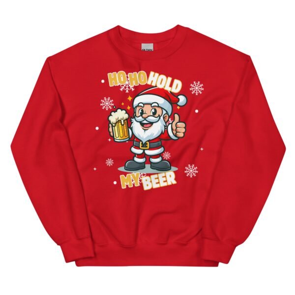 Ho Ho Hold My Beer Santa Christmas Jumper Sweatshirt